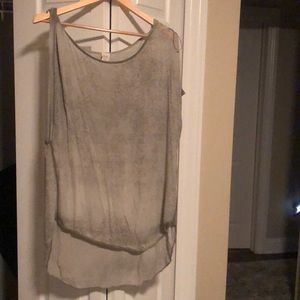 Free People Oversized One Sleeve Tank